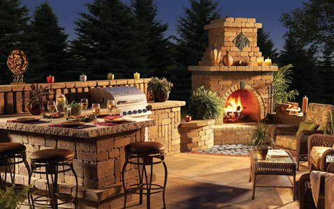 Awesome backyard grill area | Gentlemint