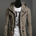 Men 's Casual Hooded Jacket