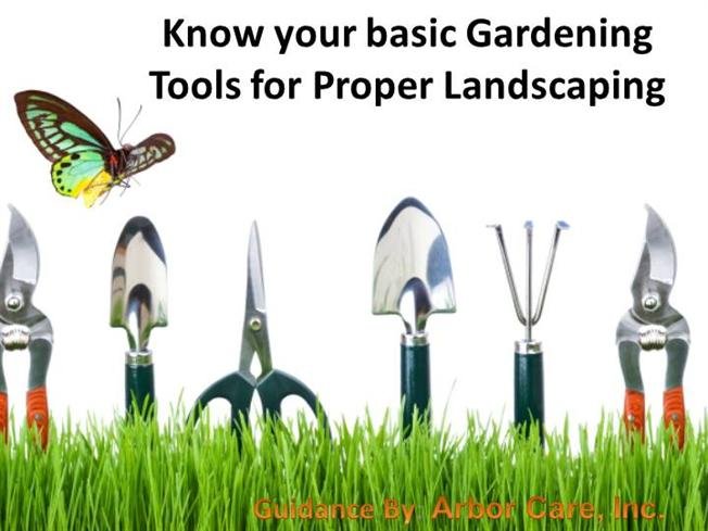 Know basic Gardening Tools for Proper Landscaping