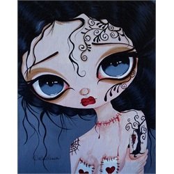 Alice Sweet Alice by Dottie Gleason Wonderland Girl Canvas Art Print