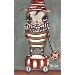 Francios by Dottie Gleason Carnie Circus Animal Canvas Fine Art Print
