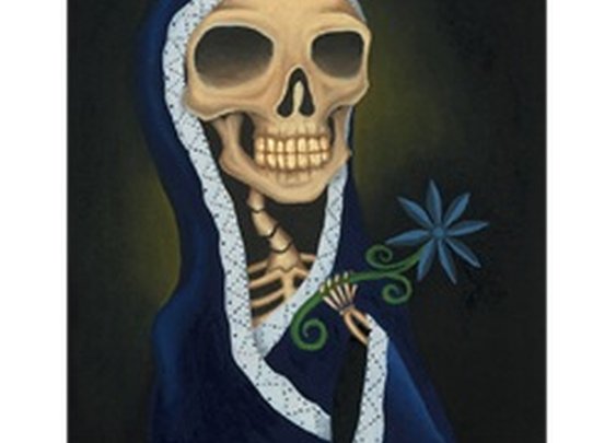 Hermana Muerta Gabe Londis Mexican Sugar Skull Tattoo Canvas Art Print
