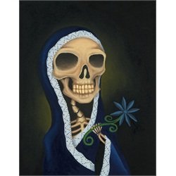 Hermana Muerta Gabe Londis Mexican Sugar Skull Tattoo Canvas Art Print