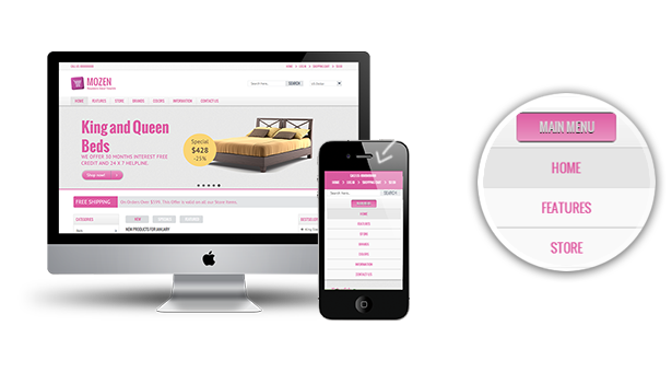 eCommerce - Mozen – Responsive Zencart Template | ThemeForest