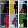 Michelle Samuel’s Minimalist Superheroes | The Coolector