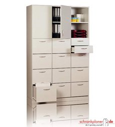 Stabiler Aktenschrank in verschiedenen Variationen | schrankplaner.de