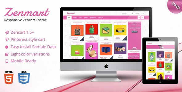 Responsive Zencart Template | Mobile Ready Zencart Store Theme