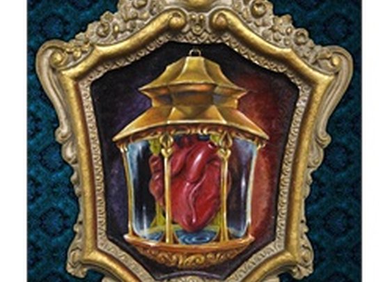 It Lights the Way by Anthony Velasquez Heart Tattoo Canvas Art Print