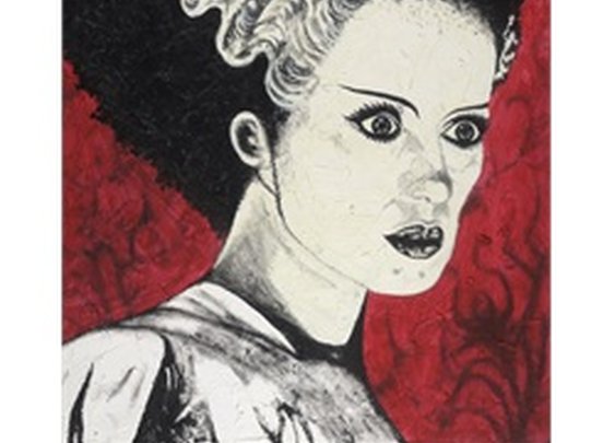 Franks Bride by Byron Classic Frankenstein Monster Canvas Art Print