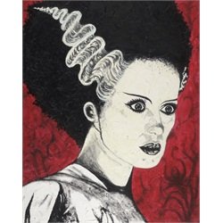 Franks Bride by Byron Classic Frankenstein Monster Canvas Art Print