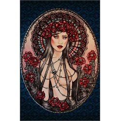 Crystal by Brittany Hanks Dia de Los Muertos Nude Framed Art Print