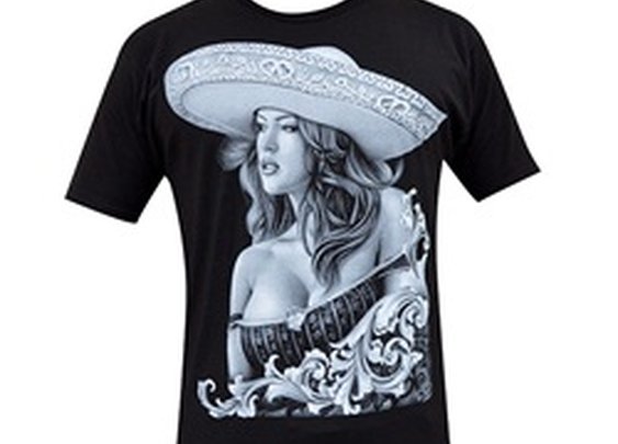 Ceeze Charra by Big Ceeze Sexy Mexican Seniorita Latina Woman T Shirt