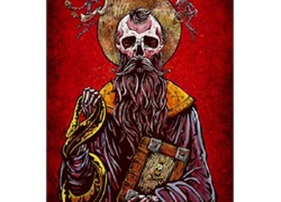 Saint of the Sinners by David Lozeau Mexican Skeleton Canvas Art Print