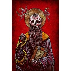 Saint of the Sinners by David Lozeau Mexican Skeleton Canvas Art Print