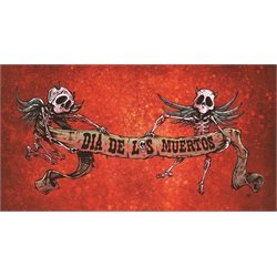 Dia De Los Muertos by David Lozeau Devil Angels Canvas Fine Art Print