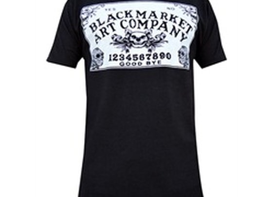 Mens Ouija Board by Josh Stebbins Fortune Teller Tattoo Art T Shirt