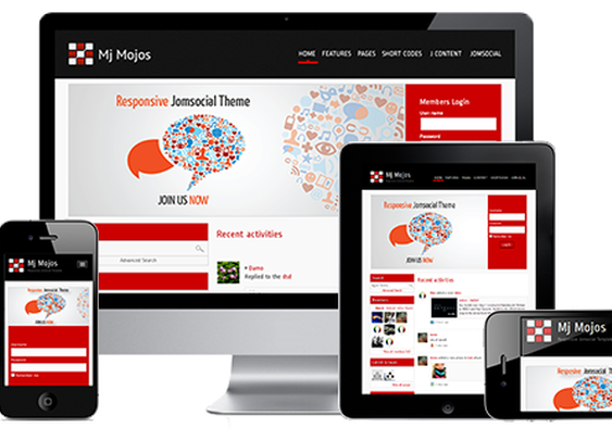 Responsive Jomsocial Template | Responsive Joomla Theme