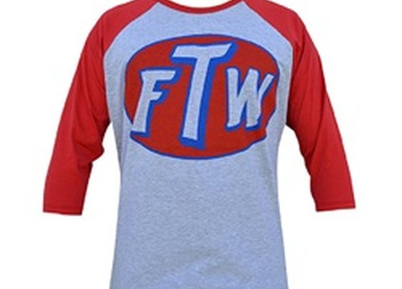 Mens FTW by Adi Fight To Win STP Logo Tattoo Art Baseball T Shirt