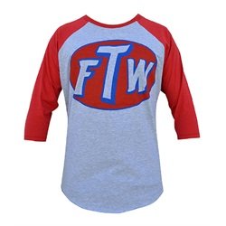 Mens FTW by Adi Fight To Win STP Logo Tattoo Art Baseball T Shirt