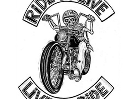 Ride to Live by Rob Dringenberg Kustom Kulture Canvas Fine Art Print