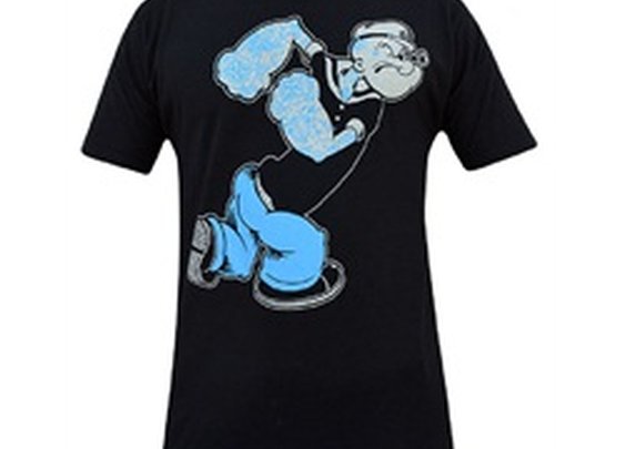 Mens The Sailor Man by Adi Tattooed Popeye Punk Cartoon Tattoo T Shirt
