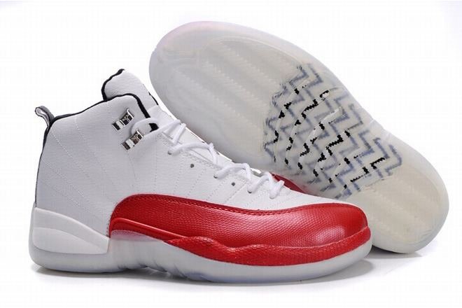 Nike Air Jordan 12 Retro White/Red Men's
