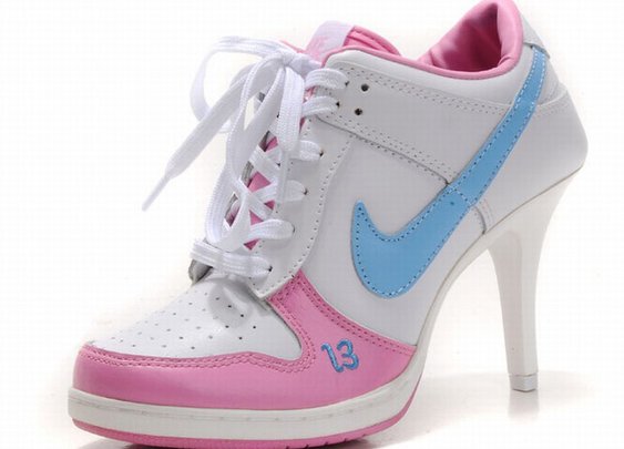 cheap nike dunk sb low heels white/pink/blue