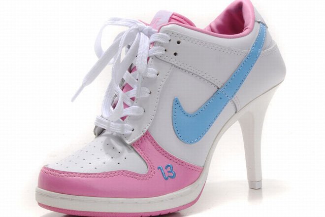 cheap nike dunk sb low heels white/pink/blue