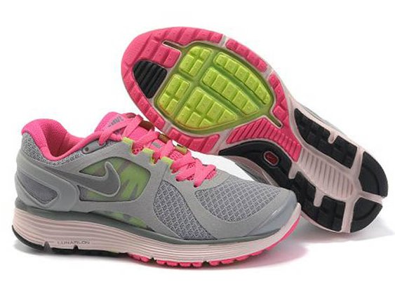 Nike LunarEclipse+ 2 Running Shoe Wolf Grey Pink Womens