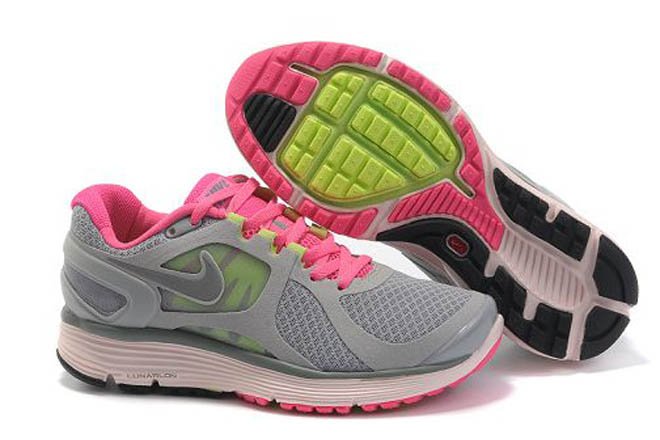 Nike LunarEclipse+ 2 Running Shoe Wolf Grey Pink Womens