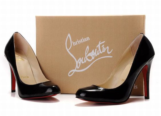 Black Christian Louboutin Pigalle 120mm Patent Leather Pumps Red Sole Shoes