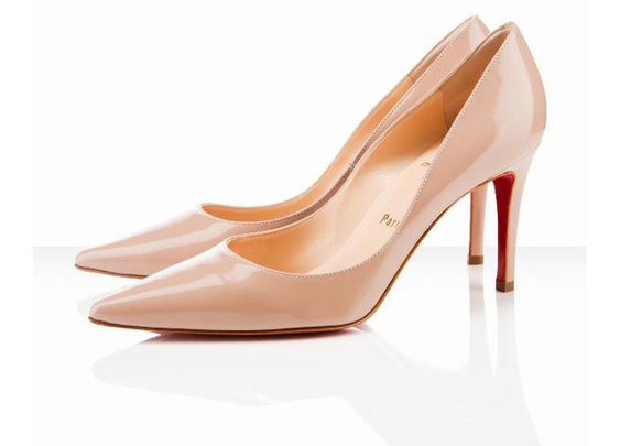 Nude Christian Louboutin New Decoltissimo 85mm Pointed Pumps Red Sole Shoes