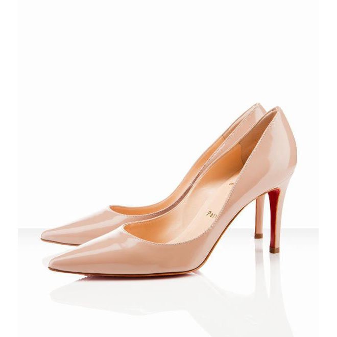 Nude Christian Louboutin New Decoltissimo 85mm Pointed Pumps Red Sole Shoes