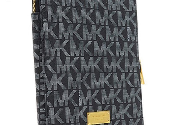 Michael Kors Jet Set Logo Large Black iPad Case Bags