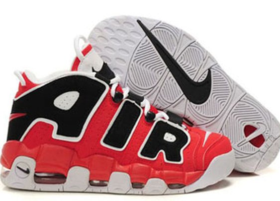 Air More Uptempo Varsity Red/Black-White Nike Men's Shoes