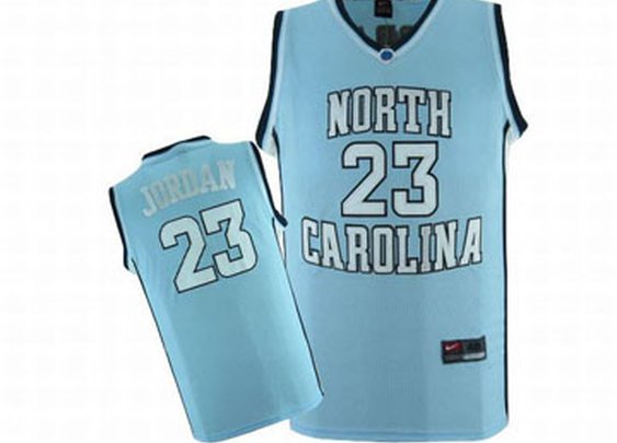 Jordan #23 North Carolina Nike Jersey Blue