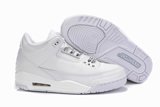 Nike Air Jordan 3 All White Men's Shoes
