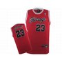 Michael Jordan #23 Red Chicago Nike Jersey Black numbers