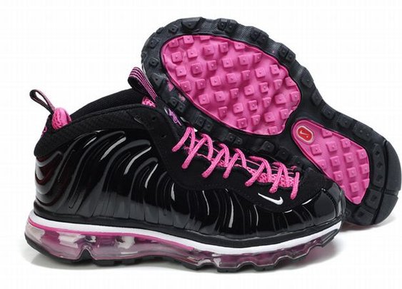2012 new nike air foamposite One Max 2009 black/pink women's -  $109.99