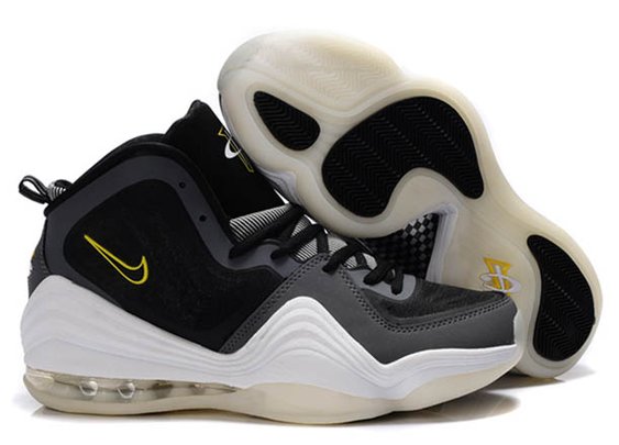 Cool Grey/Black/White/Yellow Nike Penny V