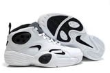 Nike Foamposites One Pearlized Black and White Pink and Metallic Silver -  $126.88