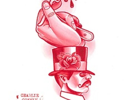Straight Edge Razor by Charlie Coffin Steampunk Man Canvas Art Print