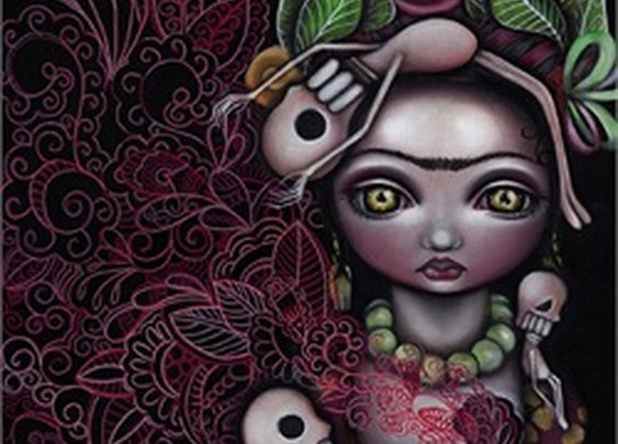 My Inner Feelings by Abril Andrade Griffith Latina Canvas Art Print
