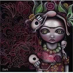 My Inner Feelings by Abril Andrade Griffith Latina Canvas Art Print