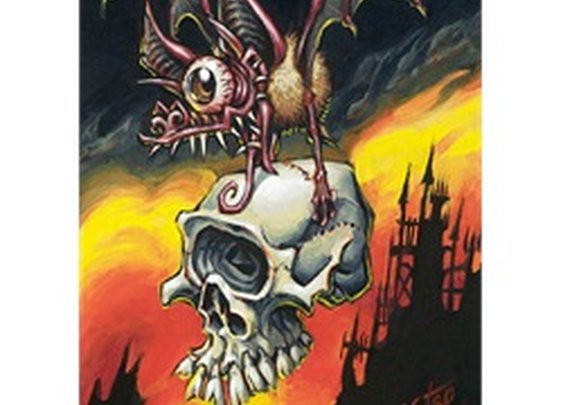 One Eyed Collector by Big Toe Bat & Skull Tattoo Canvas Fine Art Print
