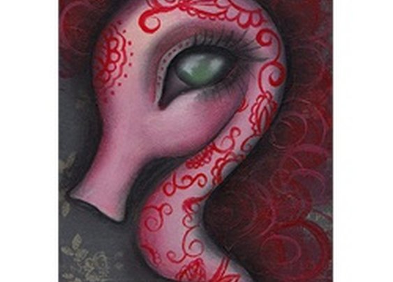 Micah by Abril Andrade Griffith Seahorse Creature Canvas Art Print