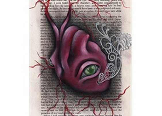 The Tell Tale Heart by Abril Andrade Edgar Allen Poe Canvas Art Print