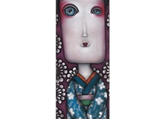Inevitable Silence by Abril Andrade Griffith Girl Canvas Art Print