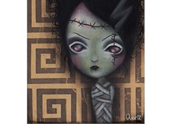 Little Bride by Abril Andrade Griffith Frankenstein Canvas Art Print