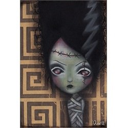 Little Bride by Abril Andrade Griffith Frankenstein Canvas Art Print